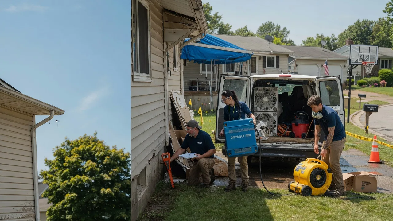Ceiling Leak Cleanup in Claymont, DE near me
