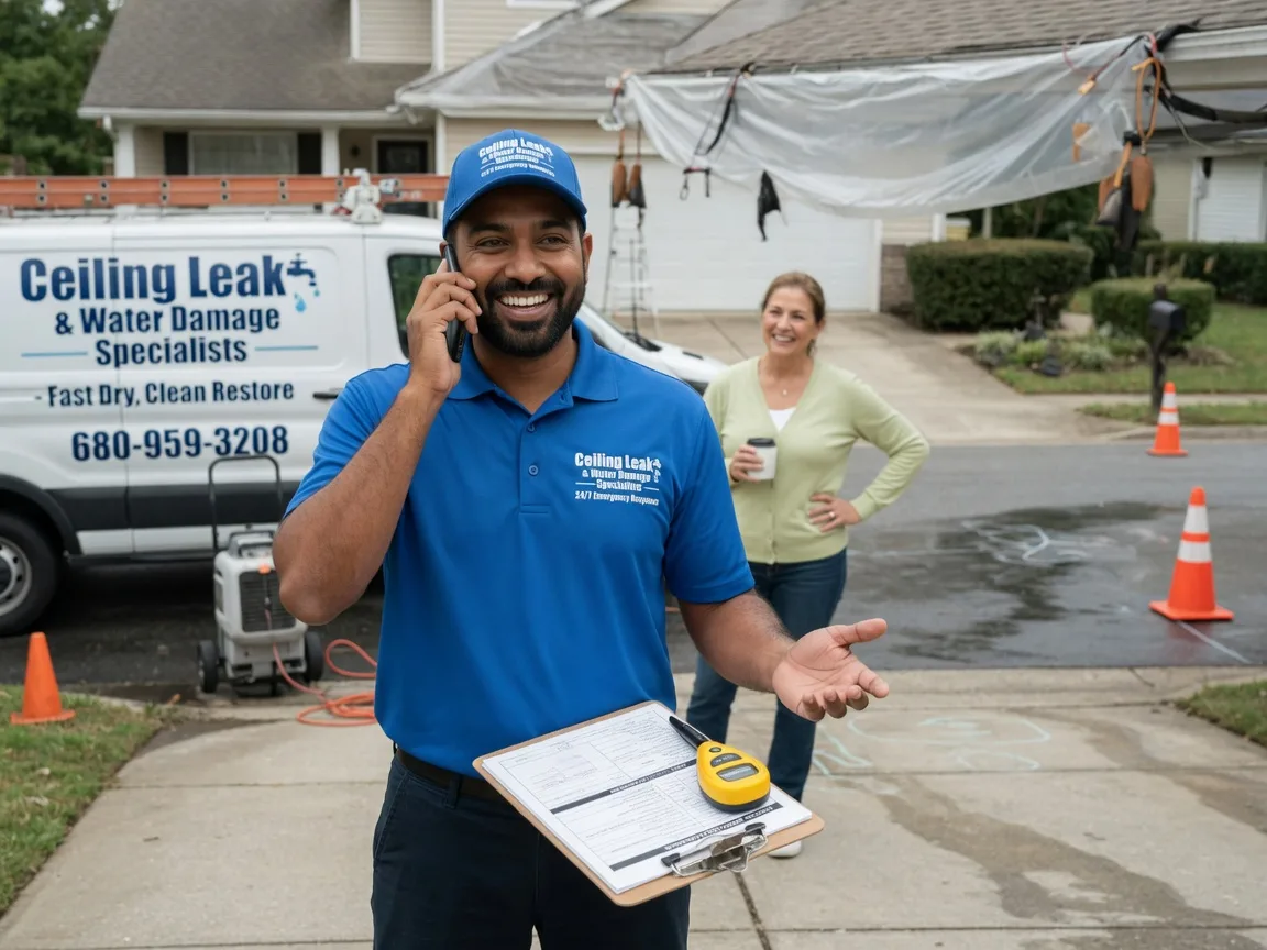 Ceiling Leak Cleanup Claymont, DE FAQs